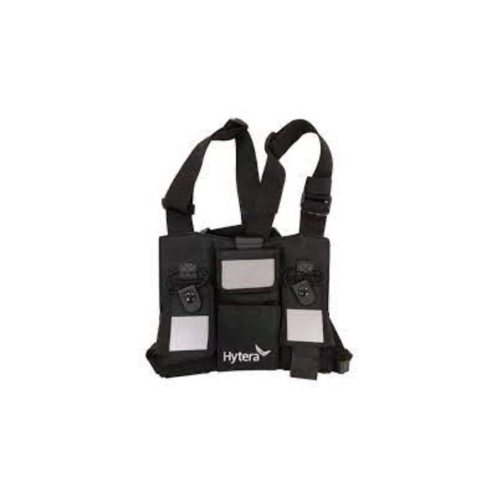Black Nylon Carry Chest Pack (for Portable Radios)