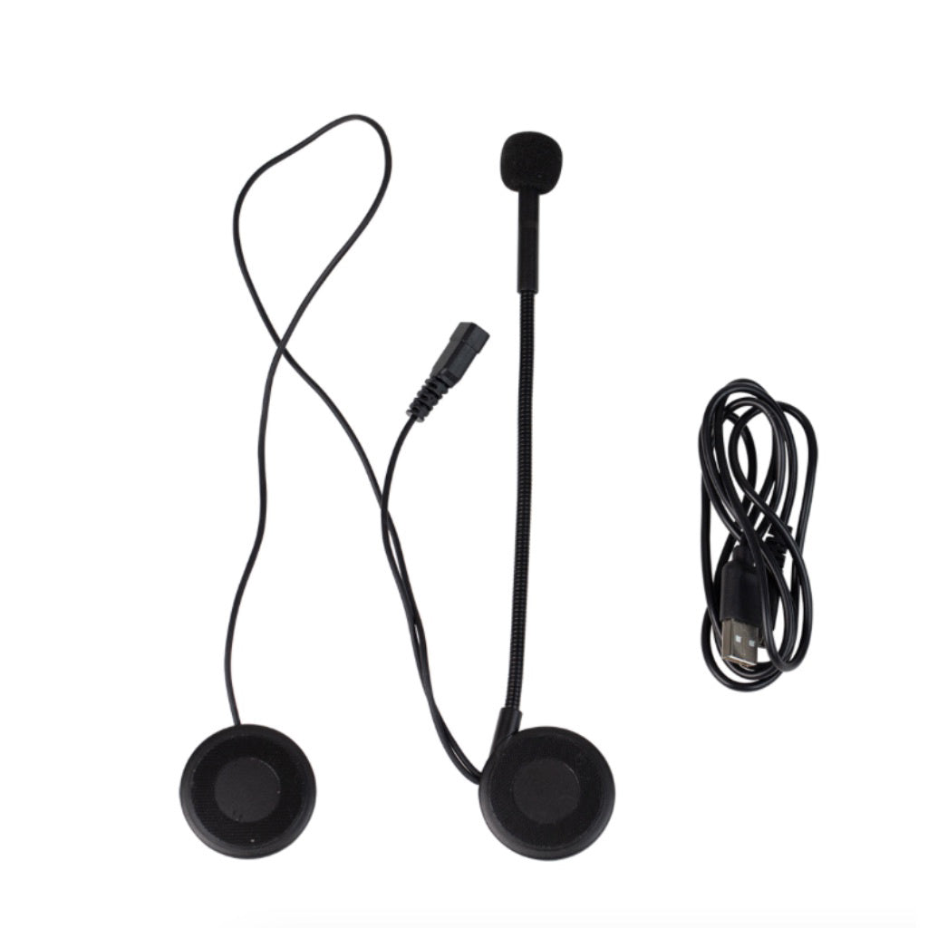 Wireless Headset with Boom Microphone (for helmet ) for Motorbike Kit