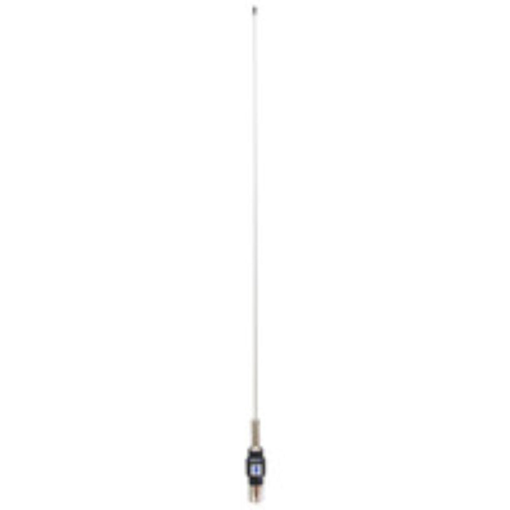 138-163MHz Ground Independent Mopole - Stud Base c/w 5m Cable (Tapered S/S Radiator)
