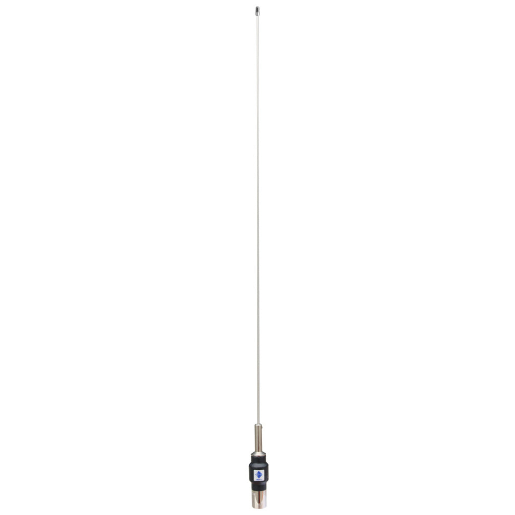148-175MHz Ground Independent Mopole - Threaded Stud (Tapered S/S Radiator)