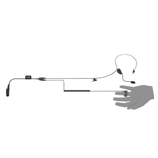 TP81/93/94 Headset Light-Weight Behind-Head Boom-Mic Finger-PTT