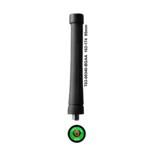 Tait TP3000 VHF Antenna - 163-174Mhz - GPS - Stubby 95mm