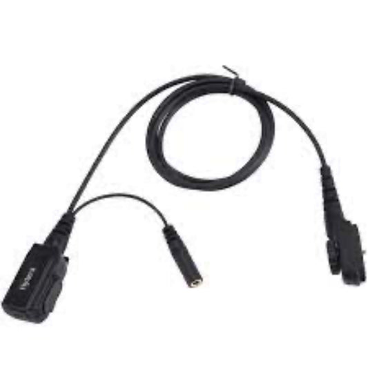 PD7/9 PTT & MIC Stereo Cable with 3.5mm Audio Jack